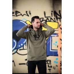 Mens Khaki Hoodie -...